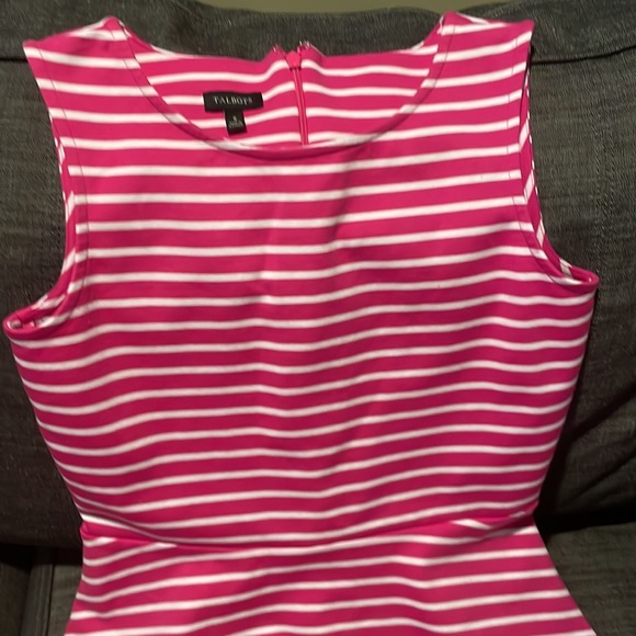 Talbots playful knit fit and flair dress - Picture 2 of 3